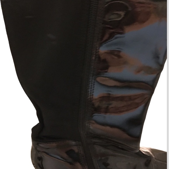 Cloudwalker Boots, Black, Wide Calf 9W - Picture 10 of 15